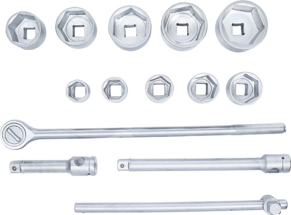 Produktbild Steckschlüssel Satz Antrieb 1 Zoll 36 - 80 mm 15 teilig bild 7