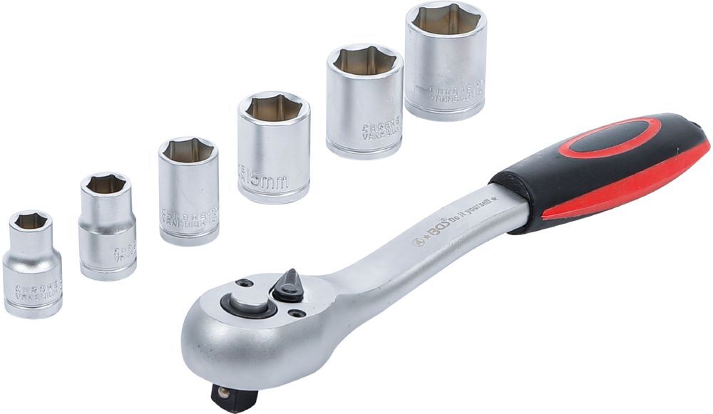 Produktbild BGS Diy Steckschlüssel Satz Antrieb 3/8 Zoll 8 - 19 mm 7 teilig