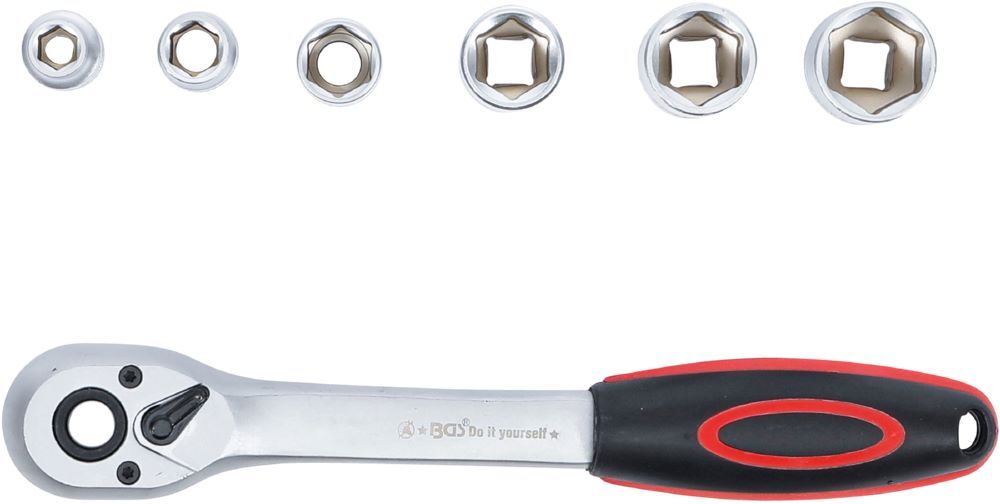 Produktbild Steckschlüssel Satz Antrieb 3/8 Zoll 8 - 19 mm 7 teilig bild 4