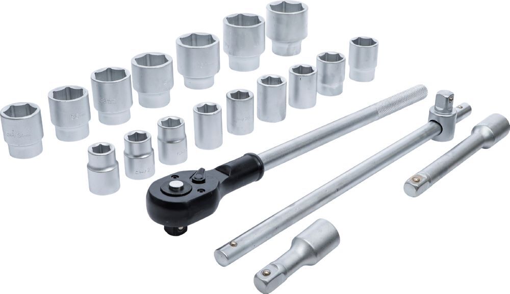 Produktbild Steckschlüssel Satz Antrieb 3/4 Zoll 19 - 50 mm 20 teilig bild 2
