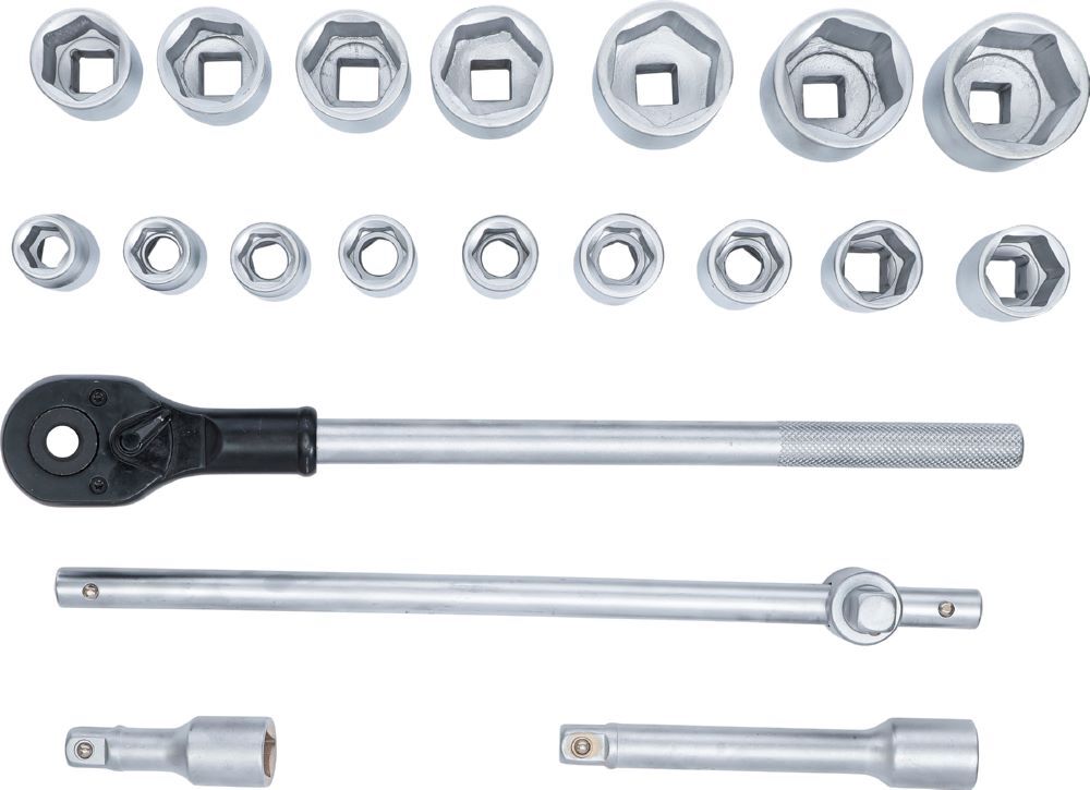 Produktbild Steckschlüssel Satz Antrieb 3/4 Zoll 19 - 50 mm 20 teilig bild 7