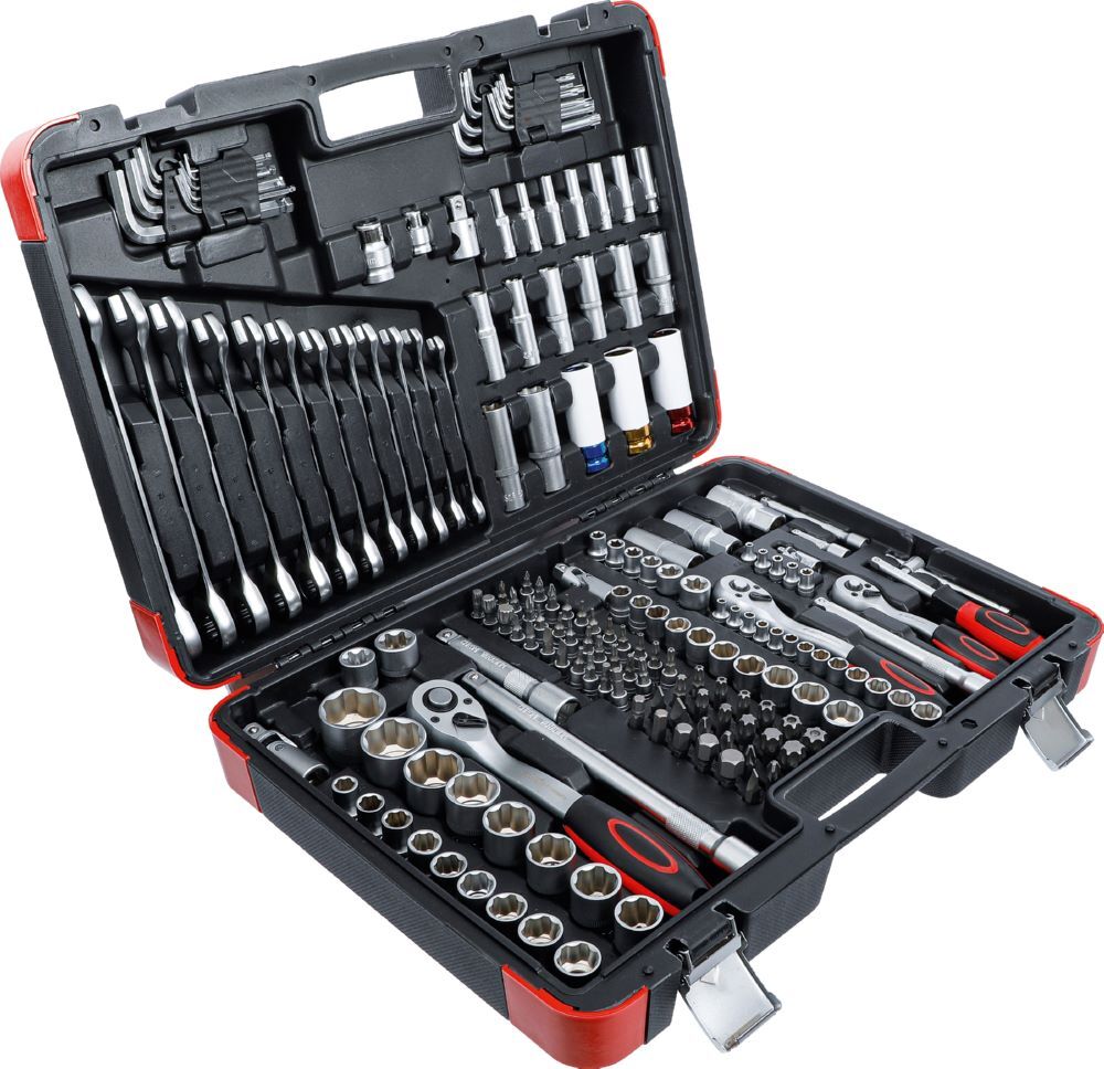 BGS Diy Steckschlüssel Satz 176 teilig Antrieb 6,3 mm / 10 mm / 12,5 mm Produktbild BGS Diy Steckschlüssel Satz 176 teilig Antrieb 6,3 mm / 10 mm / 12,5 mm bild 3