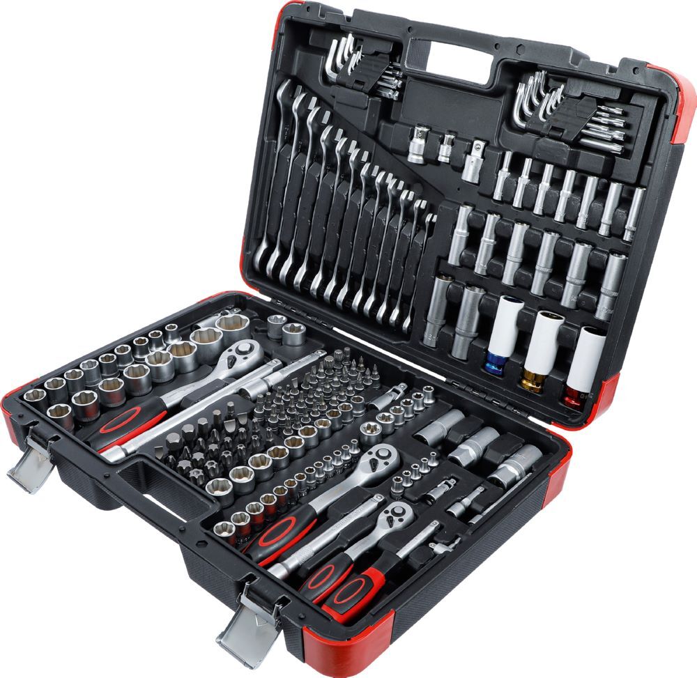 BGS Diy Steckschlüssel Satz 176 teilig Antrieb 6,3 mm / 10 mm / 12,5 mm Produktbild BGS Diy Steckschlüssel Satz 176 teilig Antrieb 6,3 mm / 10 mm / 12,5 mm bild 4