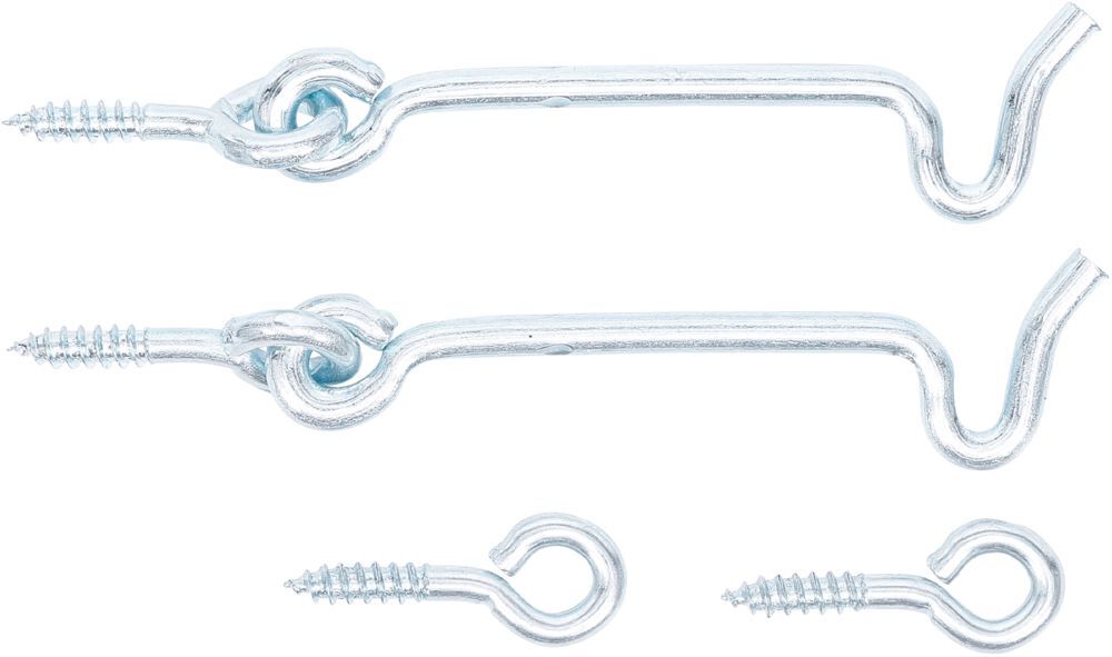 Produktbild Sturmhaken 4,0 x 80 mm 2 teilig bild 2