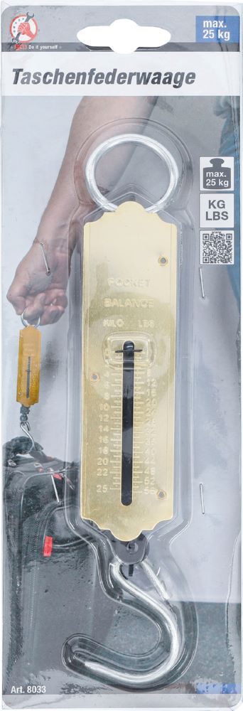 BGS Diy Taschenfederwaage bis 25 kg Produktbild BGS Diy Taschenfederwaage bis 25 kg bild 5