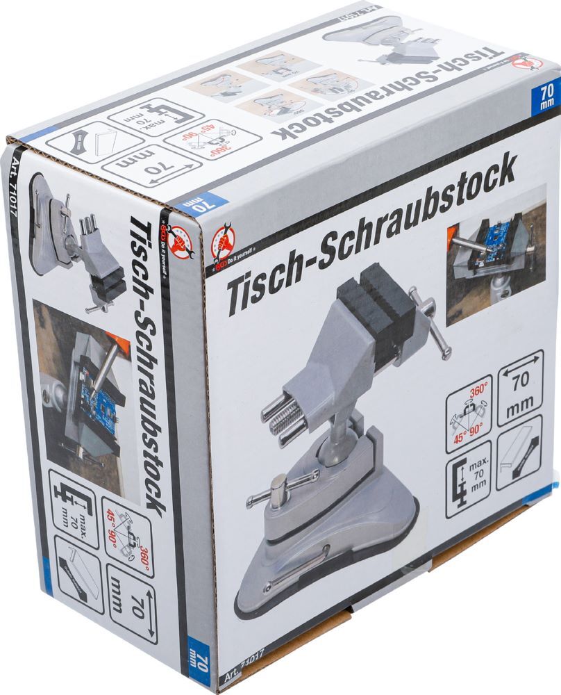 BGS Diy Tisch Schraubstock schwenkbar Backen 70 mm mit Vakuum-Saugfuß Produktbild BGS Diy Tisch Schraubstock schwenkbar Backen 70 mm mit Vakuum-Saugfuß bild 10