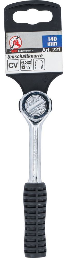 Produktbild Umschaltknarre Abtrieb Außenvierkant 6,3 mm 1/4 Zoll bild 6