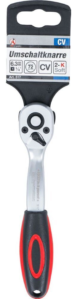 Produktbild Umschaltknarre feinverzahnt 6,3 mm 1/4 Zoll bild 6