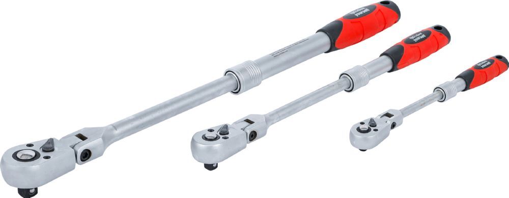 Produktbild Umschaltknarren Satz ausziehbar abwinkelbar 3 teilig bild 2