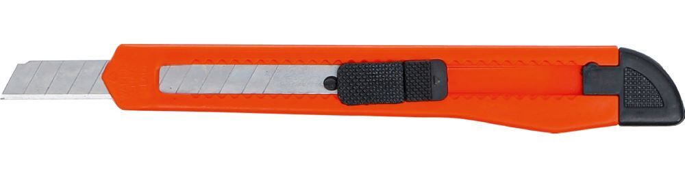 BGS Diy Universalmesser Abbrechklinge 9 mm in Rot Produktbild BGS Diy Universalmesser Abbrechklinge 9 mm in Rot