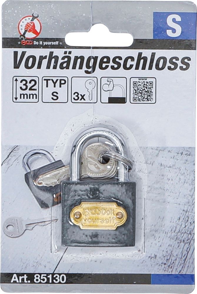Produktbild Vorhängeschloss Typ S 32 mm bild 2
