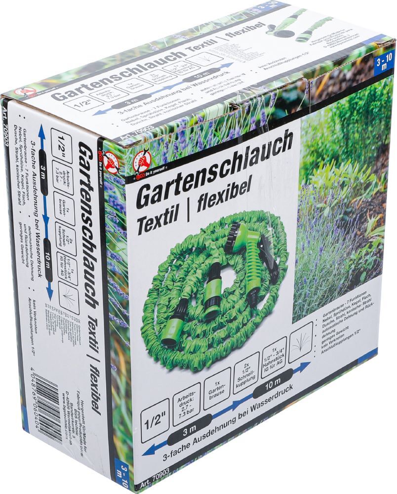 Produktbild Wasserschlauch flexibel mit Garten-Handbrause 3 - 10 meter bild 8