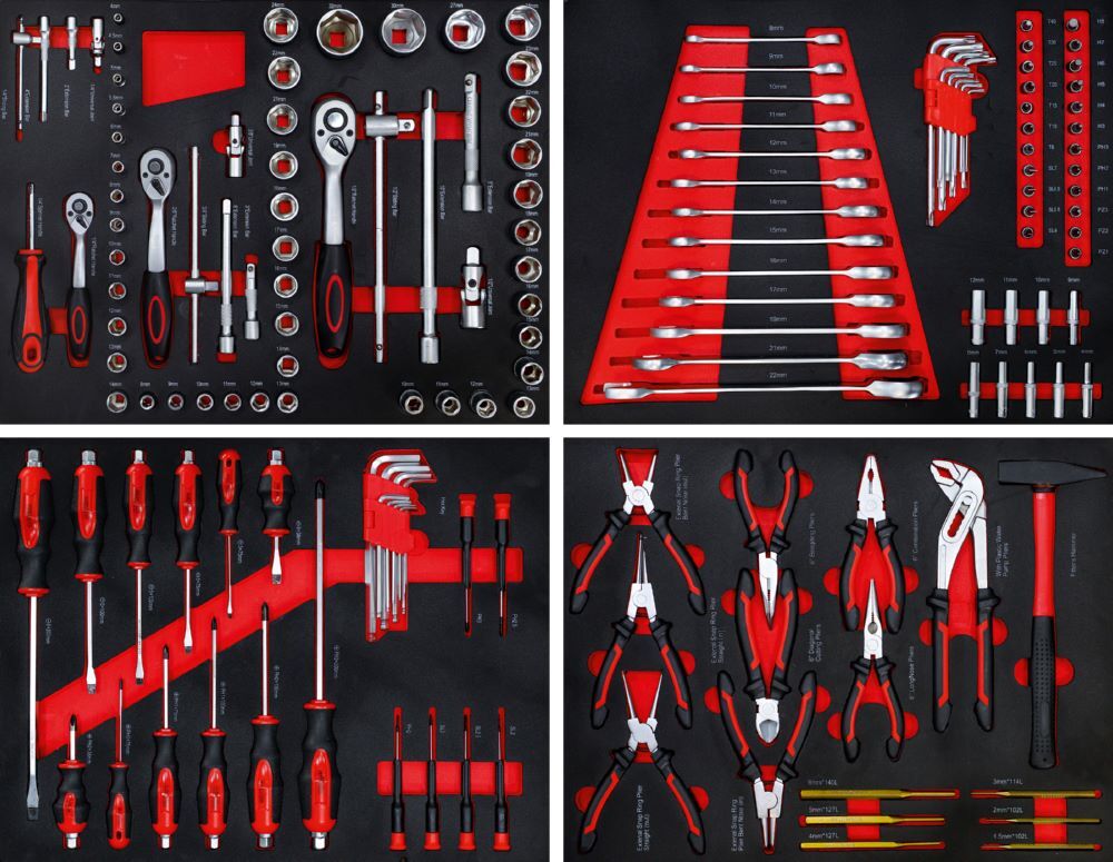 BGS Diy Werkstattwagen mit 6 Schubladen 1 Seitentür 158 Teilig Produktbild BGS Diy Werkstattwagen mit 6 Schubladen 1 Seitentür 158 Teilig bild 2