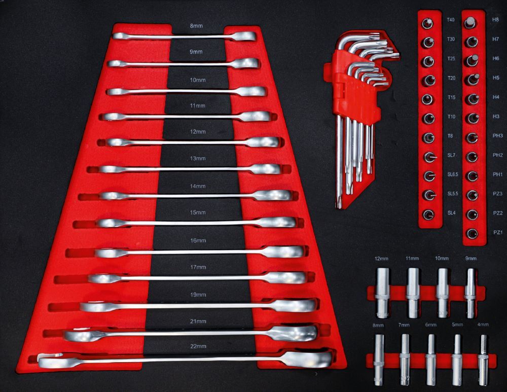 BGS Diy Werkstattwagen mit 6 Schubladen 1 Seitentür 158 Teilig Produktbild BGS Diy Werkstattwagen mit 6 Schubladen 1 Seitentür 158 Teilig bild 4