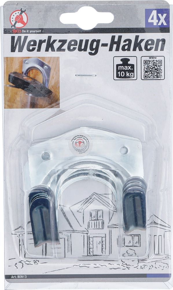 Produktbild Werkzeug Haken 4 Stück bild 3