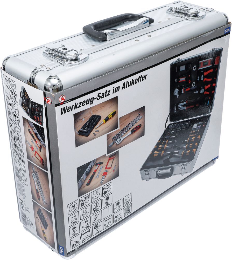 Produktbild Werkzeug Satz im Alukoffer 129 teilig bild 10