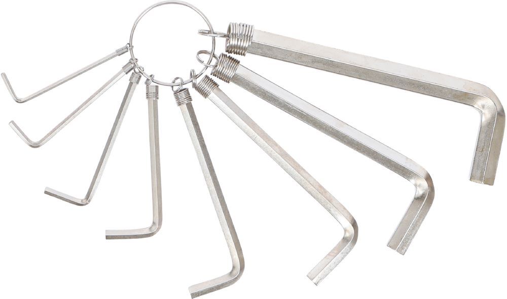BGS Diy Winkelschlüssel Satz Innensechskant 2 - 10 mm 8 teilig Produktbild BGS Diy Winkelschlüssel Satz Innensechskant 2 - 10 mm 8 teilig bild 2