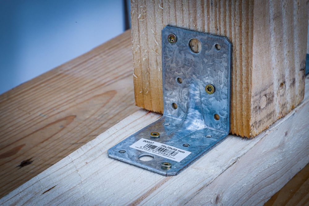 Produktbild Winkelverbinder mit Sicke 70 x 70 x 55 x 2,5 mm 25 Stück bild 2