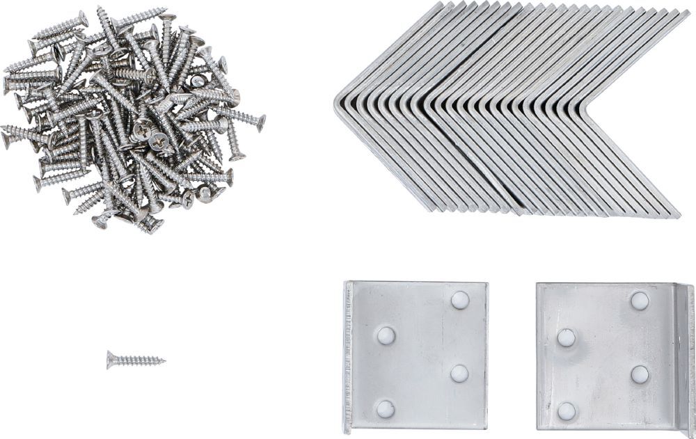 Produktbild Winkelverbinder rostfrei 40 x 40 x 40 mm 25 Stück bild 3