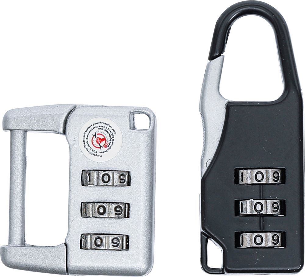 Produktbild BGS Diy Zahlen Gepäckschloss Satz 2 teilig