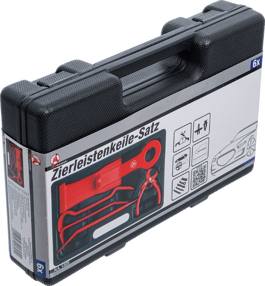 Produktbild BGS Diy Zierleistenkeile Satz verschiedene Formen mit Niet-Lösezange 6 teilig bild 6