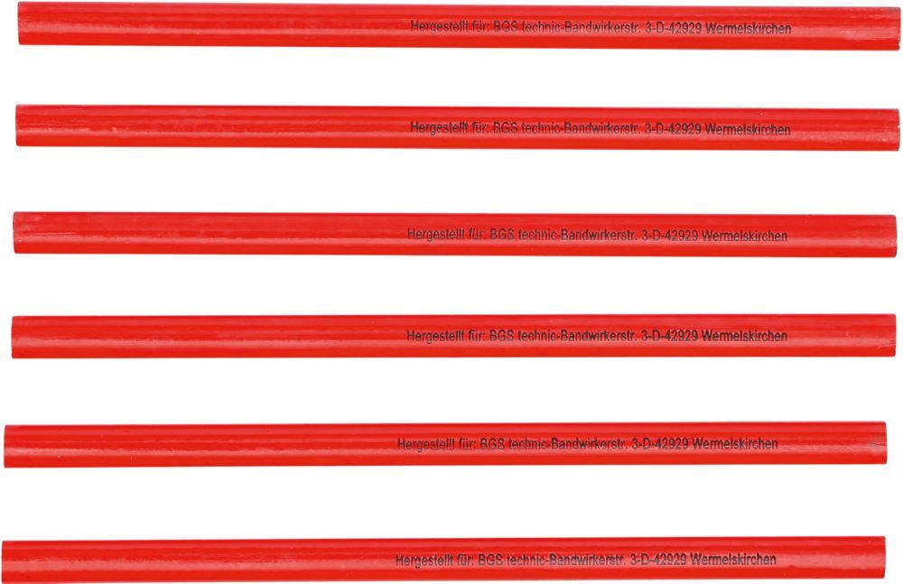 Produktbild Zimmermannsbleistifte 250 mm 6 teilig bild 2