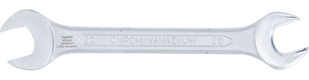 BGS Doppel Maulschlüssel 20 x 22 mm Produktbild BGS Doppel Maulschlüssel 20 x 22 mm bild 3