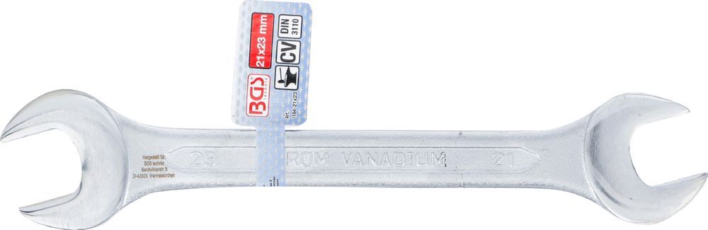 BGS Doppel Maulschlüssel 21 x 23 mm Produktbild BGS Doppel Maulschlüssel 21 x 23 mm bild 4
