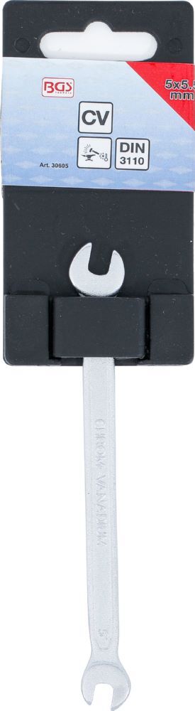BGS Doppel Maulschlüssel 5 x 5,5 mm Produktbild BGS Doppel Maulschlüssel 5 x 5,5 mm bild 4