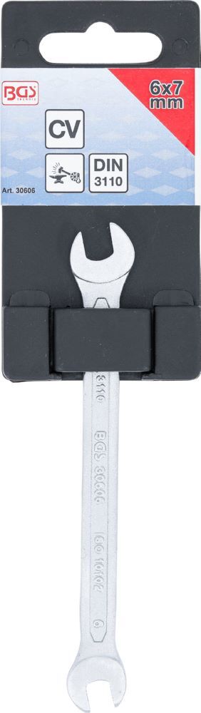 BGS Doppel Maulschlüssel 6 x 7 mm Produktbild BGS Doppel Maulschlüssel 6 x 7 mm bild 4