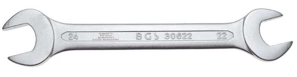BGS Doppel Maulschlüssel 22 x 24 mm Produktbild BGS Doppel Maulschlüssel 22 x 24 mm