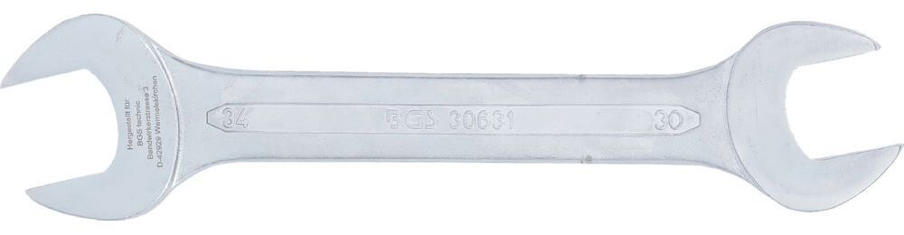 BGS Doppel Maulschlüssel 30 x 34 mm Produktbild BGS Doppel Maulschlüssel 30 x 34 mm bild 3