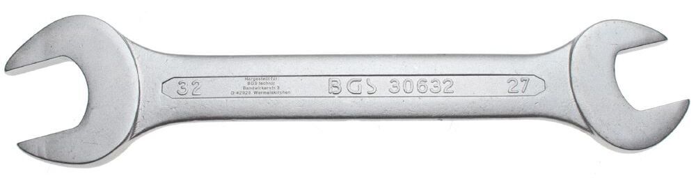 BGS Doppel Maulschlüssel 27 x 32 mm Produktbild BGS Doppel Maulschlüssel 27 x 32 mm