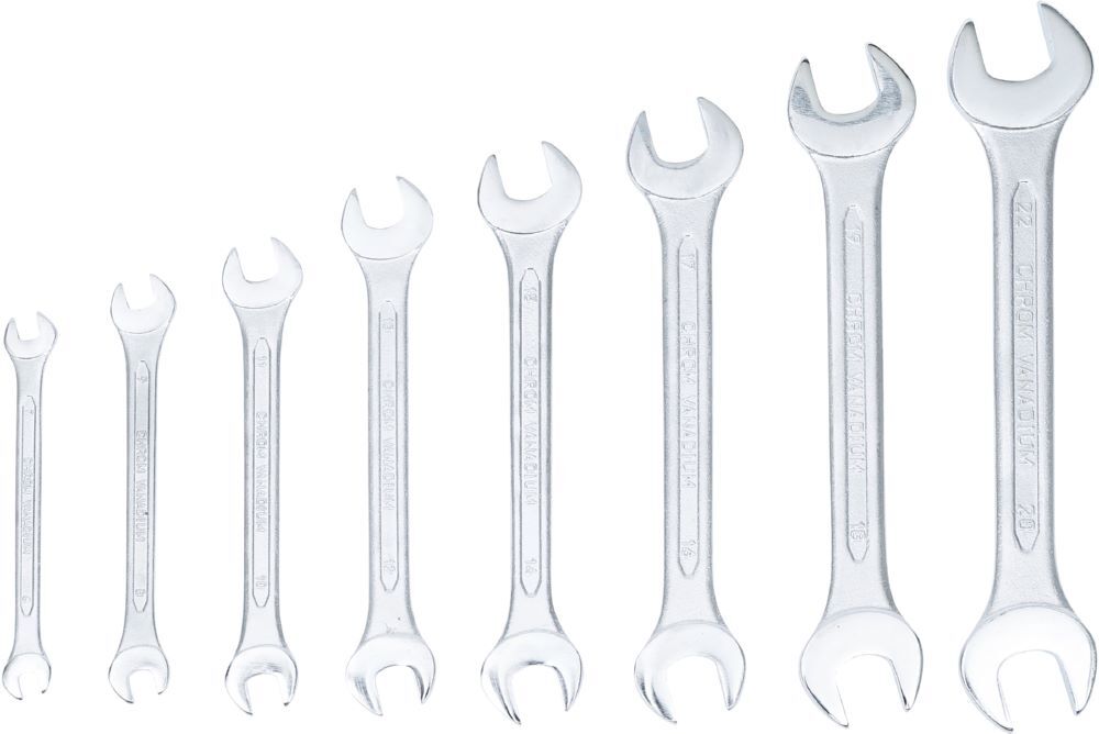 BGS Doppel Maulschlüssel Satz 6 x 7 - 20 x 22 mm 8 teilig Produktbild BGS Doppel Maulschlüssel Satz 6 x 7 - 20 x 22 mm 8 teilig bild 3