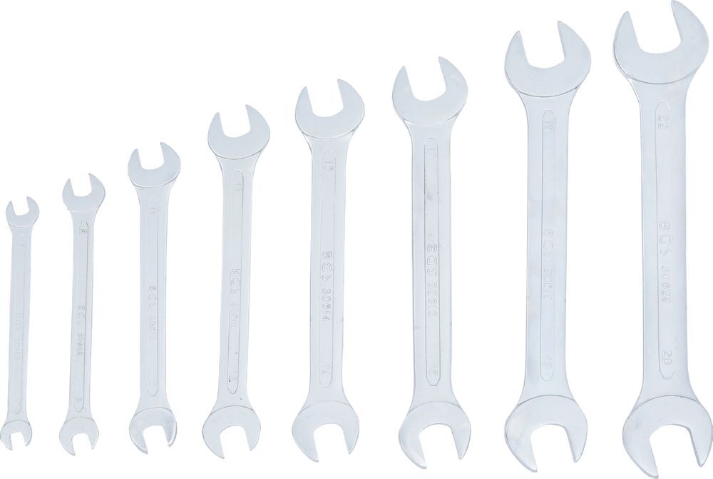 BGS Doppel Maulschlüssel Satz 6 - 22 mm 8 teilig Produktbild BGS Doppel Maulschlüssel Satz 6 - 22 mm 8 teilig bild 3
