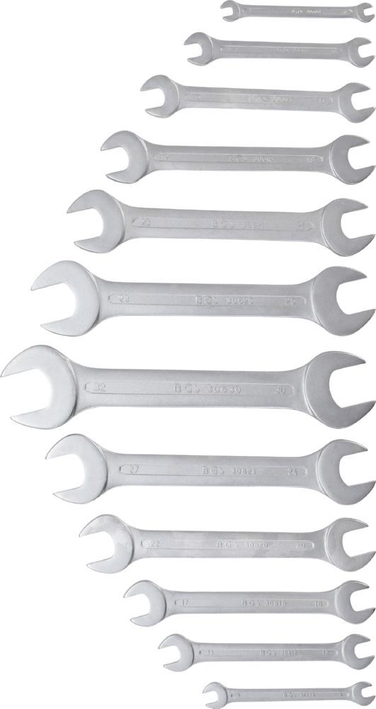 BGS Doppel Maulschlüssel Satz 6 - 32 mm 12 teilig Produktbild BGS Doppel Maulschlüssel Satz 6 - 32 mm 12 teilig bild 3