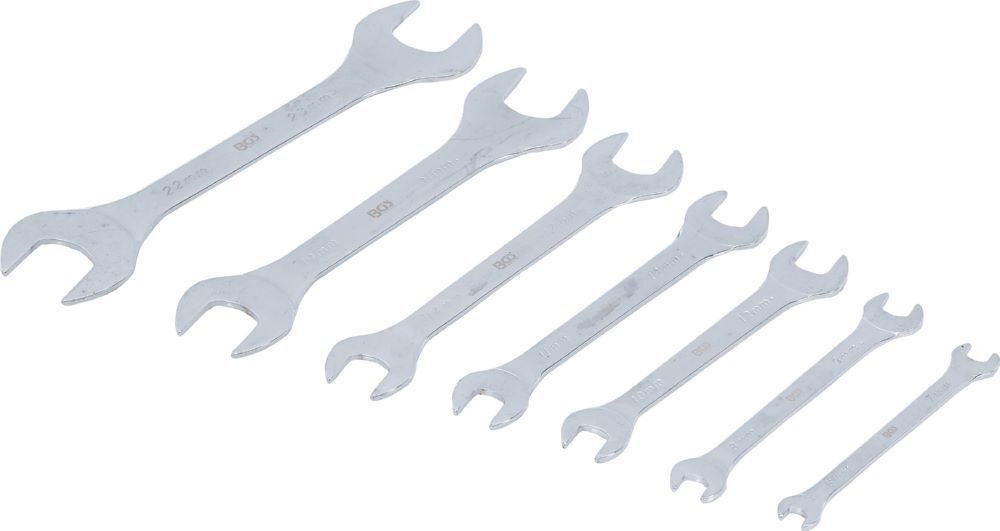 BGS Doppel Maulschlüssel Satz extra flach 6 - 23 mm 7 teilig Produktbild BGS Doppel Maulschlüssel Satz extra flach 6 - 23 mm 7 teilig