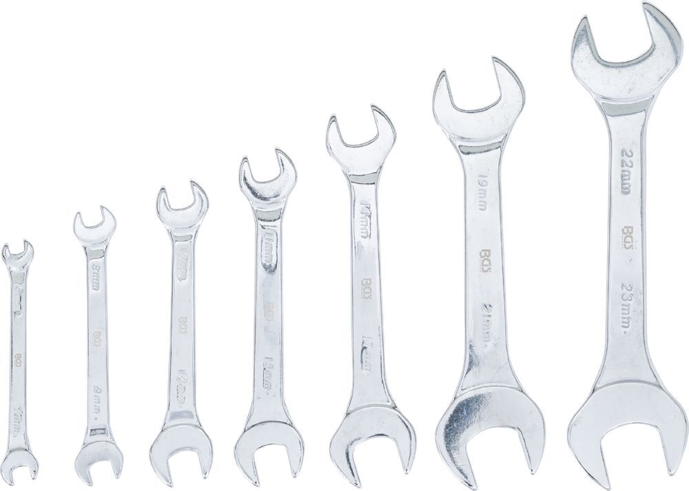 BGS Doppel Maulschlüssel Satz extra flach 6 - 23 mm 7 teilig Produktbild BGS Doppel Maulschlüssel Satz extra flach 6 - 23 mm 7 teilig bild 3