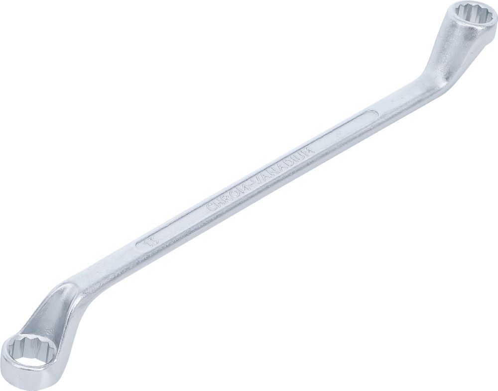 BGS Doppel Ringschlüssel 12 x 13 mm gekröpft Produktbild BGS Doppel Ringschlüssel 12 x 13 mm gekröpft