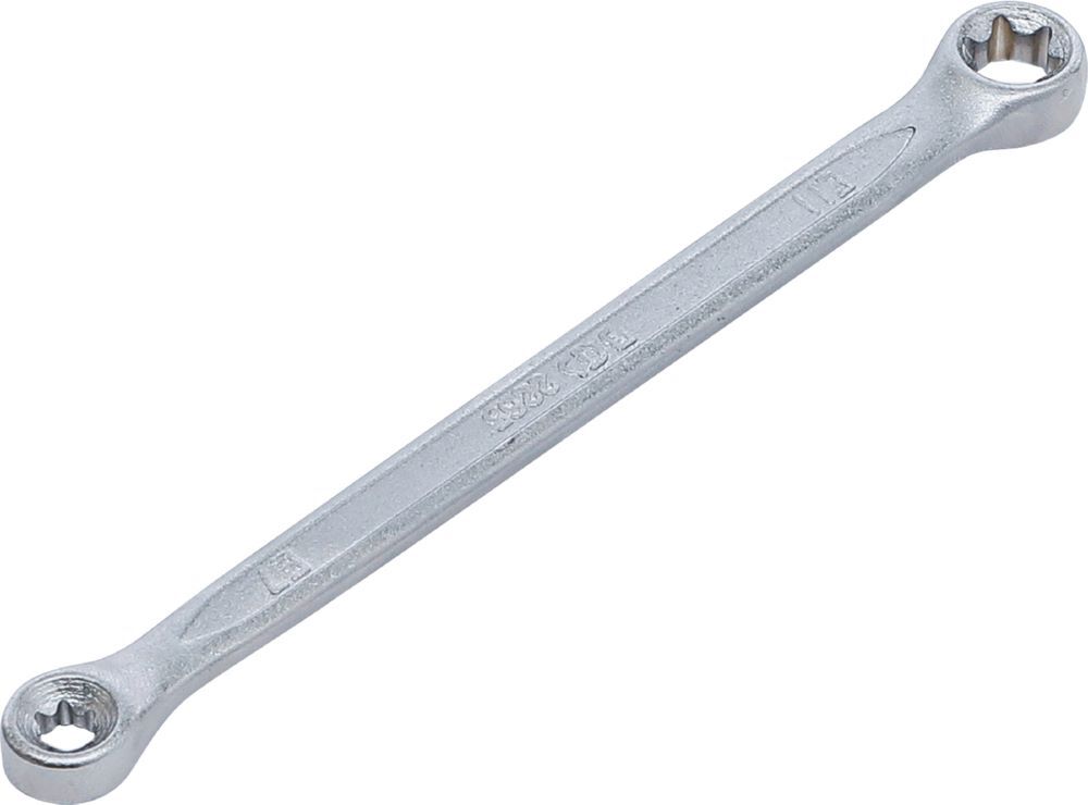 BGS Doppel Ringschlüssel E7 x E11 mit E-Profil-Ringköpfen Produktbild BGS Doppel Ringschlüssel E7 x E11 mit E-Profil-Ringköpfen