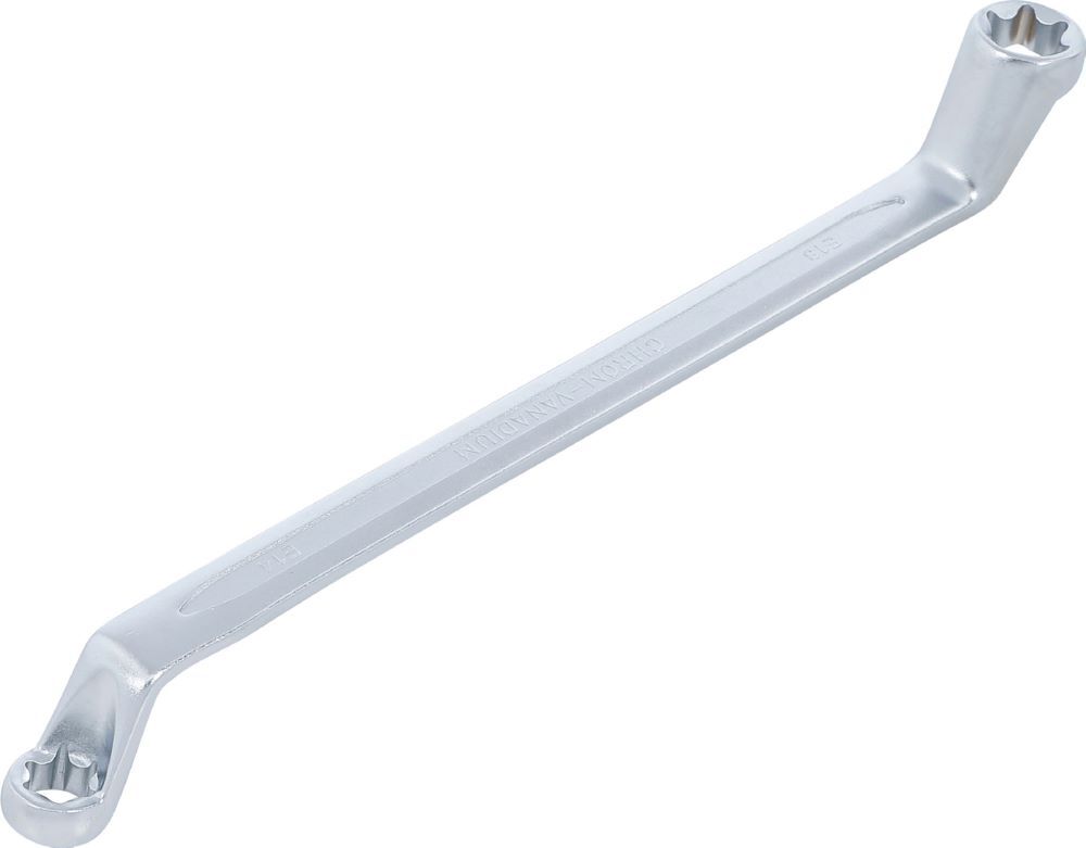 BGS Doppel Ringschlüssel E14 x E18 mit E-Profil-Ringköpfen gekröpft Produktbild BGS Doppel Ringschlüssel E14 x E18 mit E-Profil-Ringköpfen gekröpft