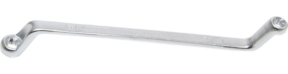 BGS Doppel-Ringschlüssel mit E-Profil-Ringköpfen | gekröpft | SW E6 x E8 Produktbild BGS Doppel-Ringschlüssel mit E-Profil-Ringköpfen | gekröpft | SW E6 x E8