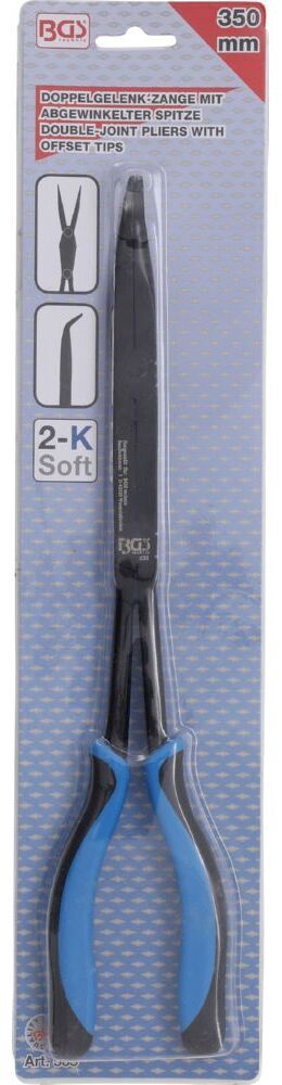 BGS Doppelgelenk Zange abgewinkelte Spitze 350 mm Produktbild BGS Doppelgelenk Zange abgewinkelte Spitze 350 mm bild 4