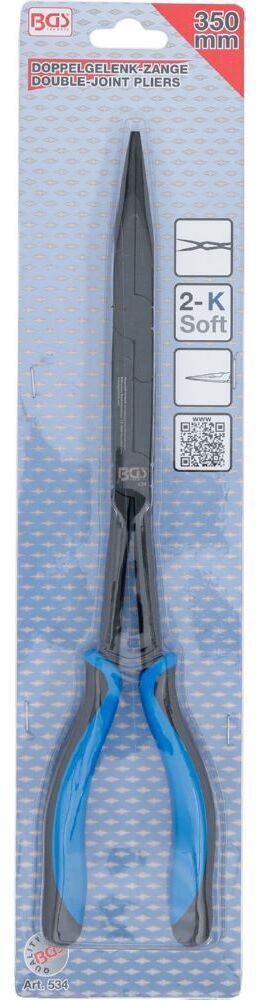 BGS Doppelgelenk Zange gerade Spitze 350 mm Produktbild BGS Doppelgelenk Zange gerade Spitze 350 mm bild 4