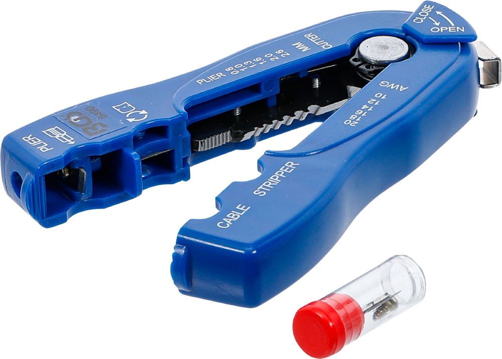 BGS Draht-/Kabel-Abisolierer "2-IN-1" 0,8 - 2,6 mm Produktbild BGS Draht-/Kabel-Abisolierer "2-IN-1" 0,8 - 2,6 mm
