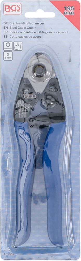 BGS Drahtseil Kraftschneider 195 mm Produktbild BGS Drahtseil Kraftschneider 195 mm bild 4