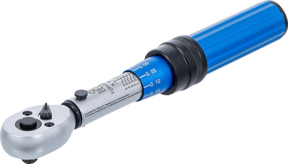 BGS Drehmomentschlüssel 1 - 6 Nm Abtrieb Außenvierkant 6,3 mm 1/4 Zoll Produktbild BGS Drehmomentschlüssel 1 - 6 Nm Abtrieb Außenvierkant 6,3 mm 1/4 Zoll