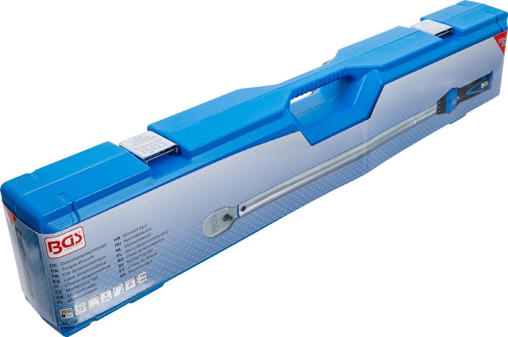 BGS Drehmomentschlüssel Abtrieb Außenvierkant 20 mm 3/4 Zoll 100 - 500 Nm Produktbild BGS Drehmomentschlüssel Abtrieb Außenvierkant 20 mm 3/4 Zoll 100 - 500 Nm bild 8