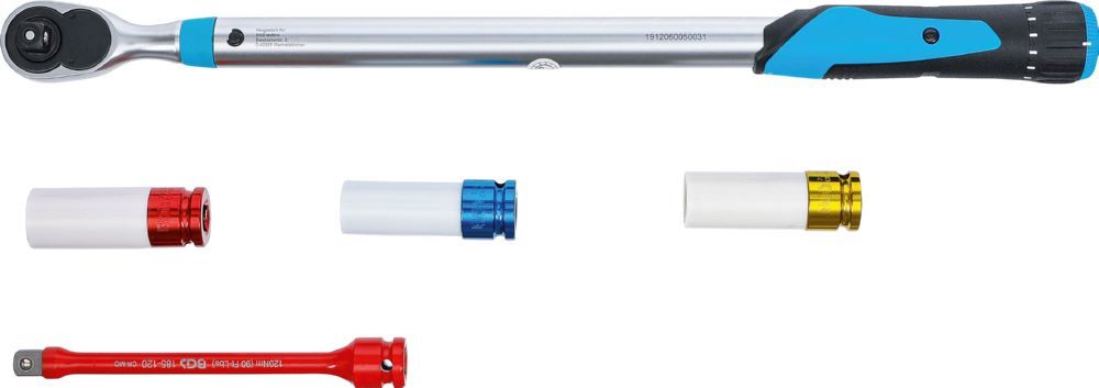 BGS Drehmomentschlüssel Satz 12,5 mm 1/2 Zoll 40 - 200 Nm