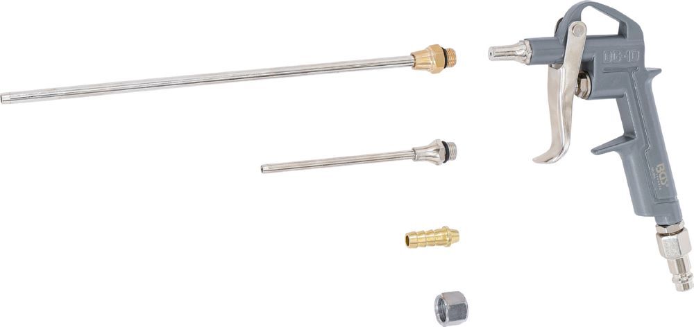 BGS Druckluft Ausblaspistole Alu mit 3 Düsen Produktbild BGS Druckluft Ausblaspistole Alu mit 3 Düsen